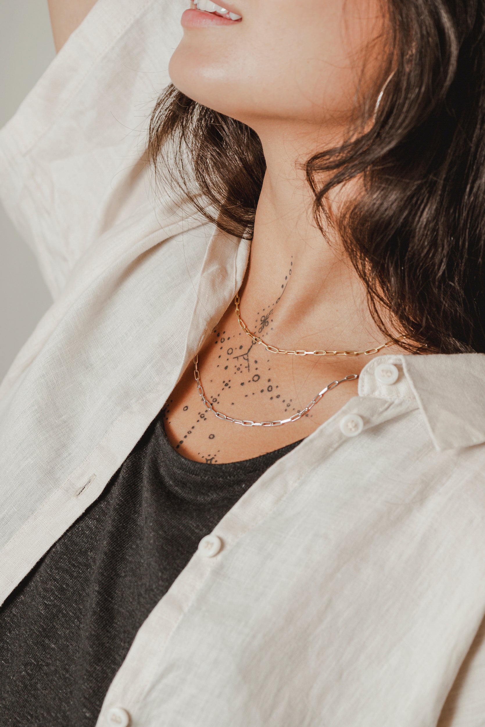 BROOKLYN 14K Gold Vermeil Paperclip Chain – Boa Bijoux