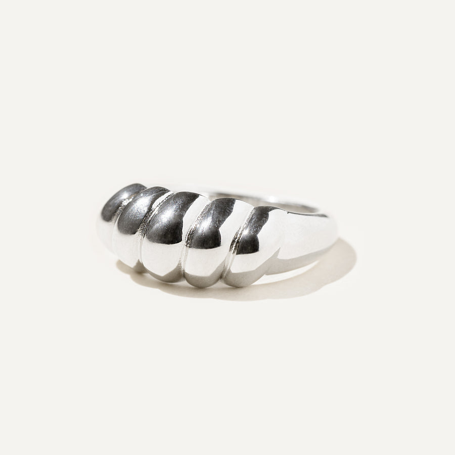 FIGARO croissant ring Silver Sterling