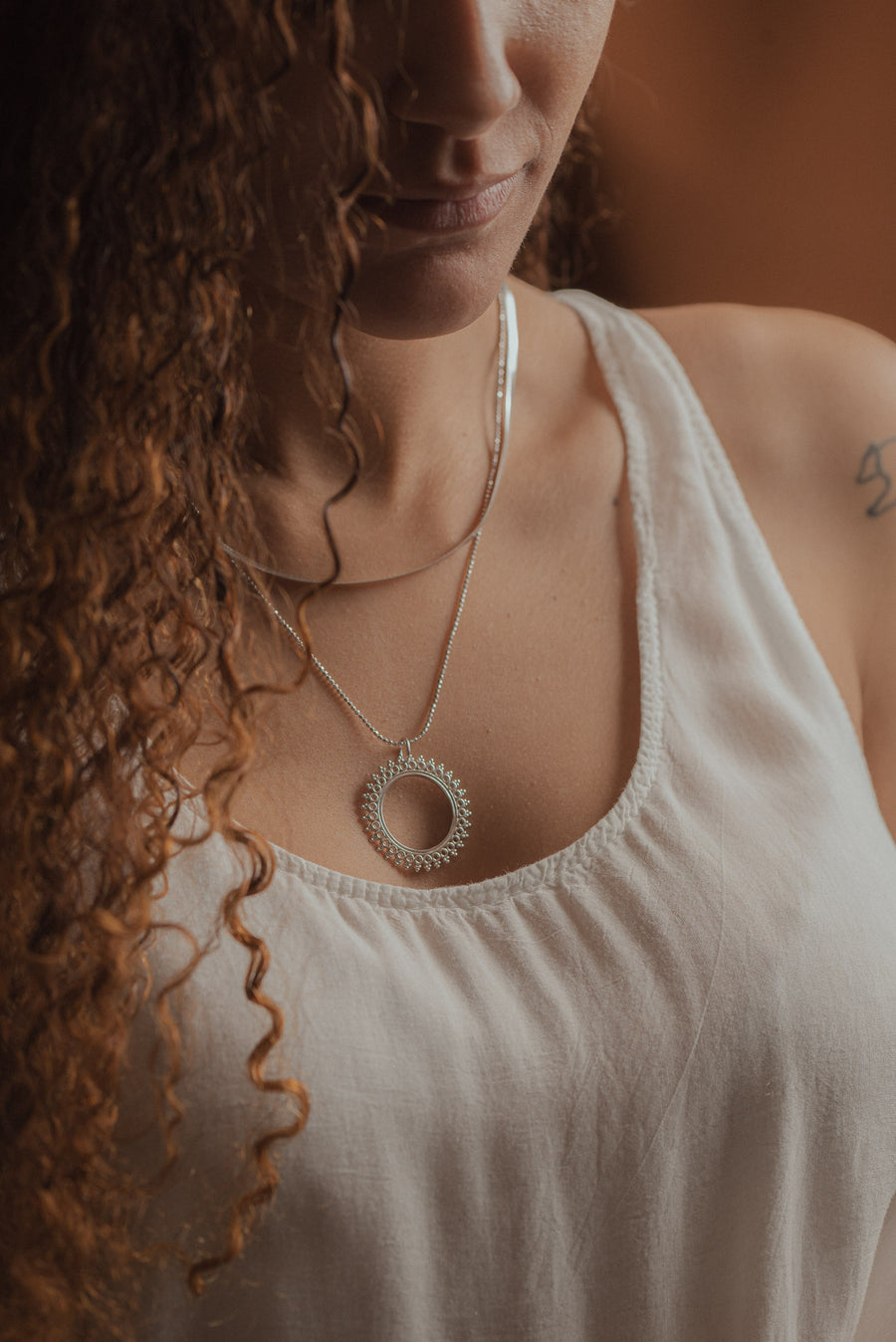 GAYA pendentif en Argent véritable