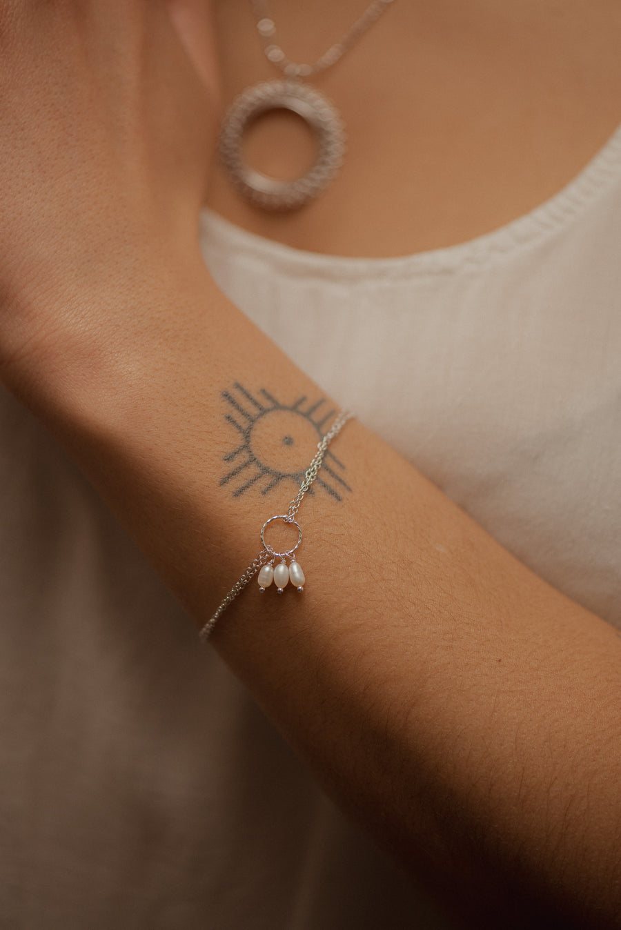 PARAMI bracelet en Argent véritable