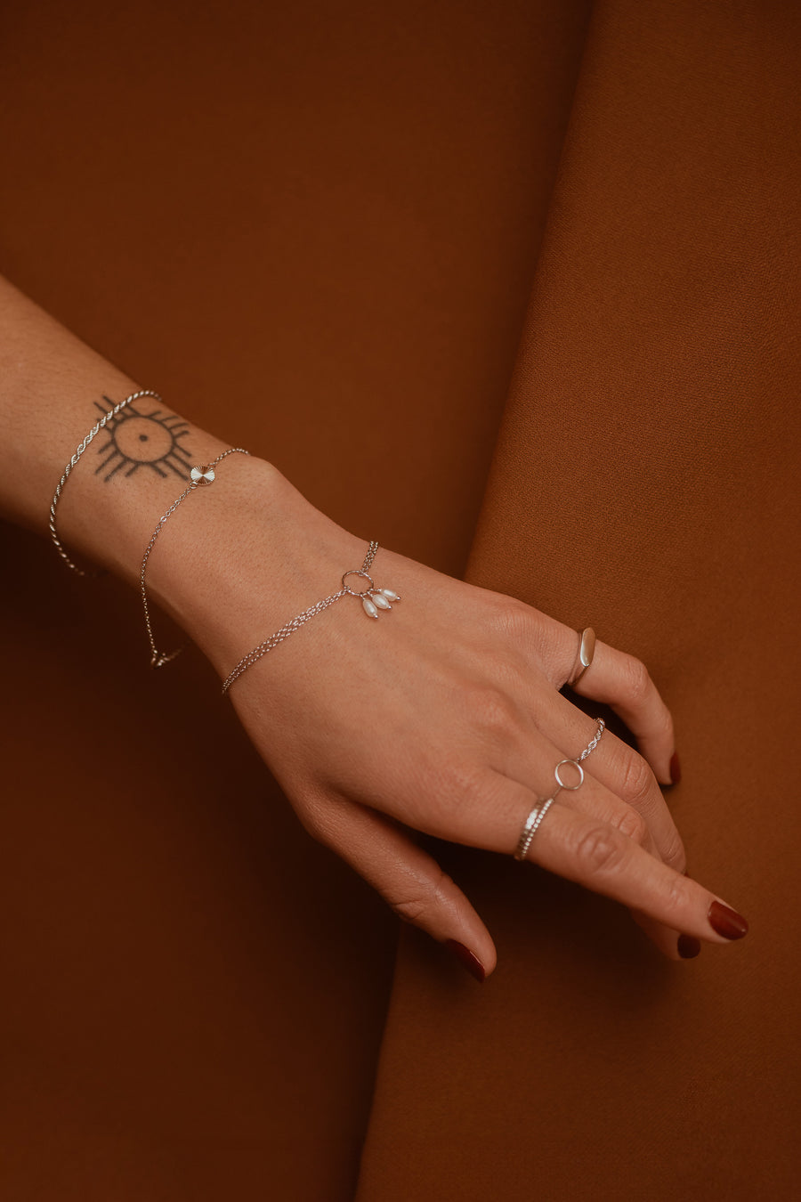 TARA bracelet en Argent véritable