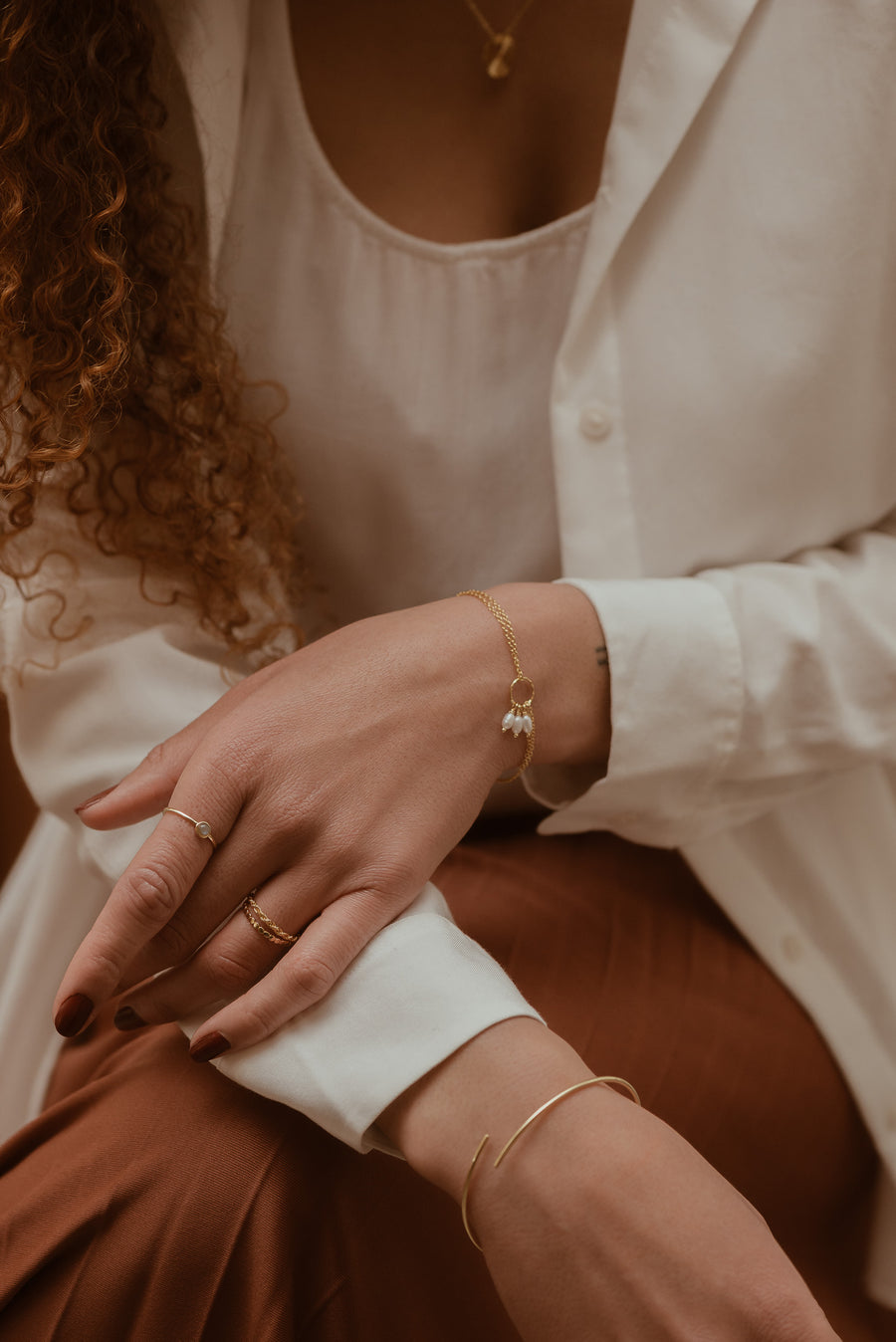 PARAMI bracelet en Or vermeil 14K