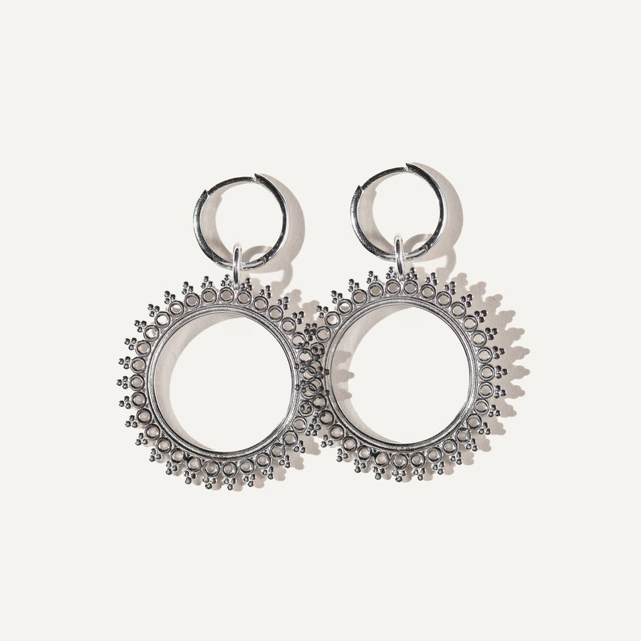 YATA boucles d'oreilles en Argent véritable