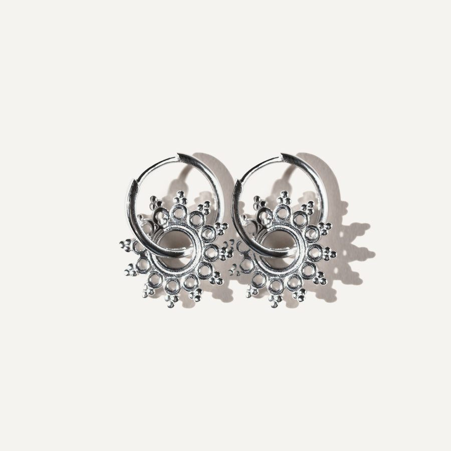 VITRI boucles d'oreilles en Argent véritable