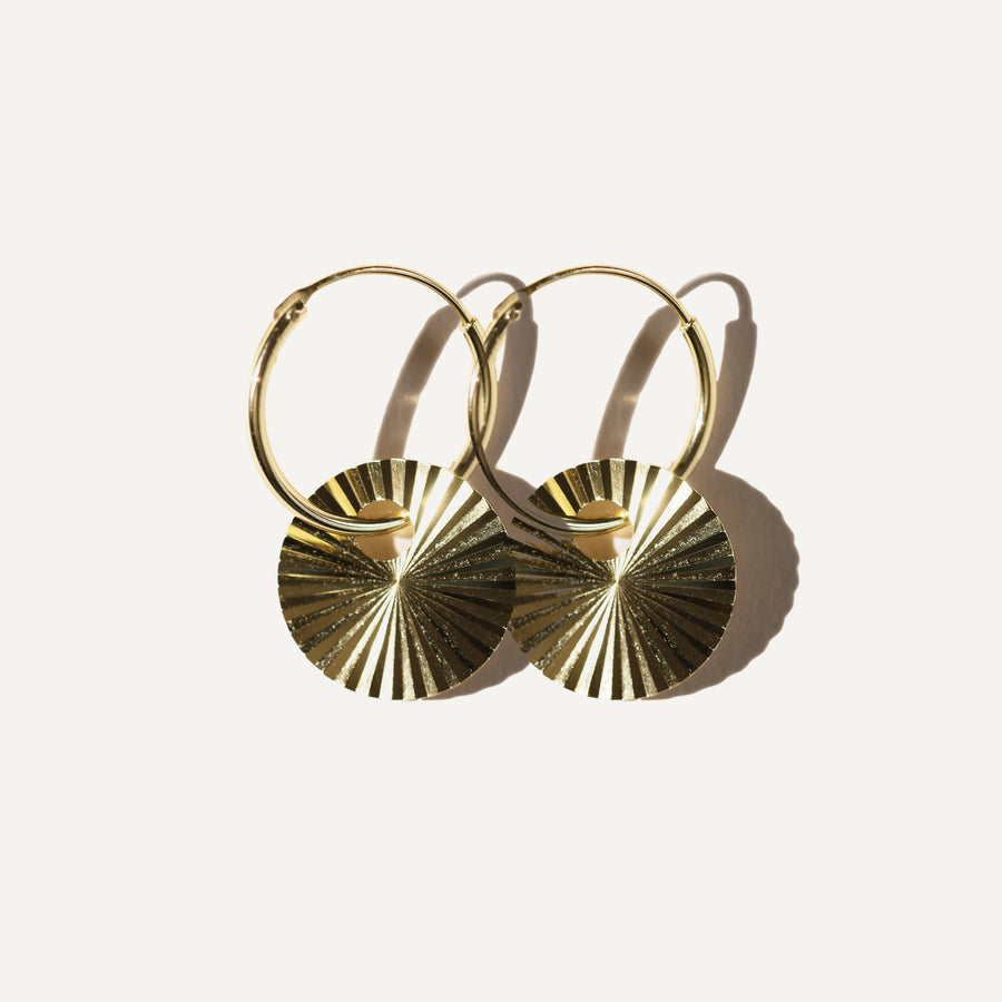 JARA boucles d'oreilles en Or vermeil 14K