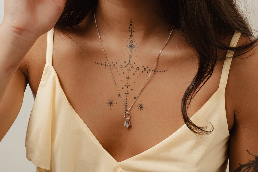 YURA collier en Argent véritable