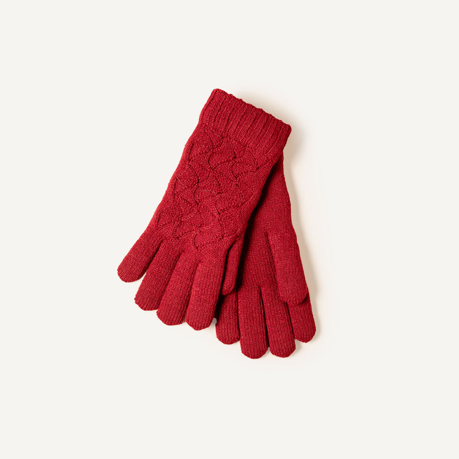 Gants rouge