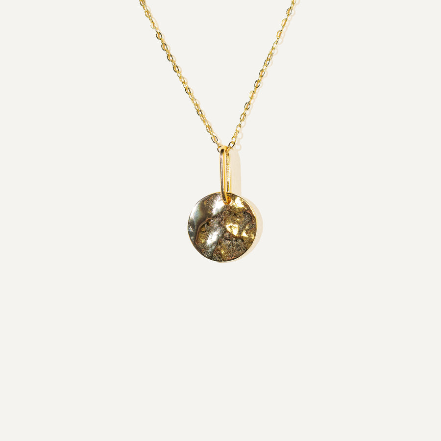 Collar con colgante de luna ASTRID - Oro vermeil de 14 quilates