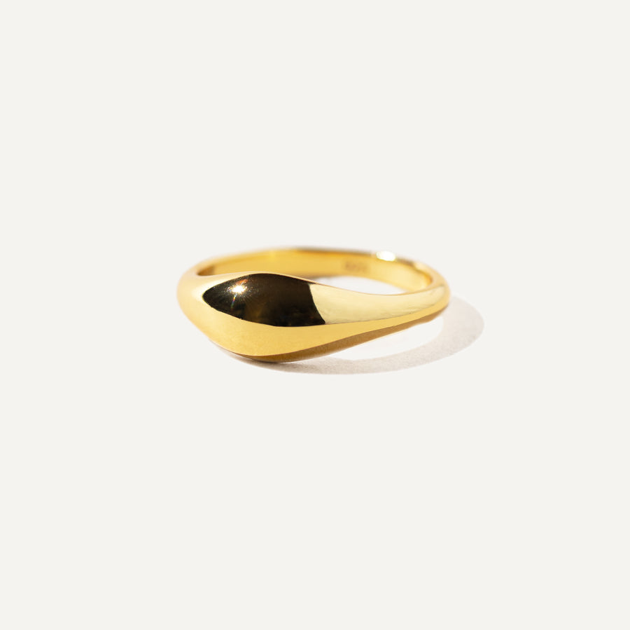 Anillo BELLA de oro vermeil de 14 quilates