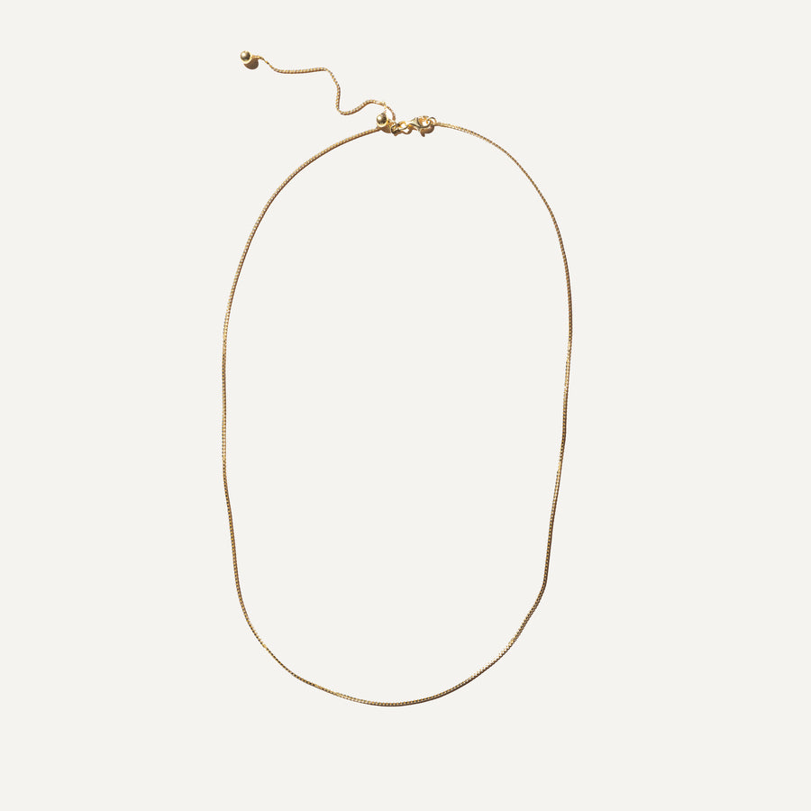 BOXY 14K Gold Vermeil Square Link Chain