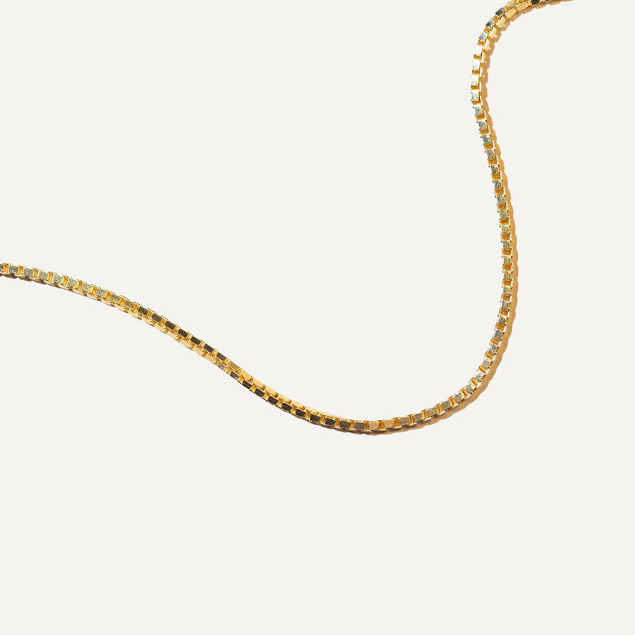 BOXY 14K Gold Vermeil Square Link Chain