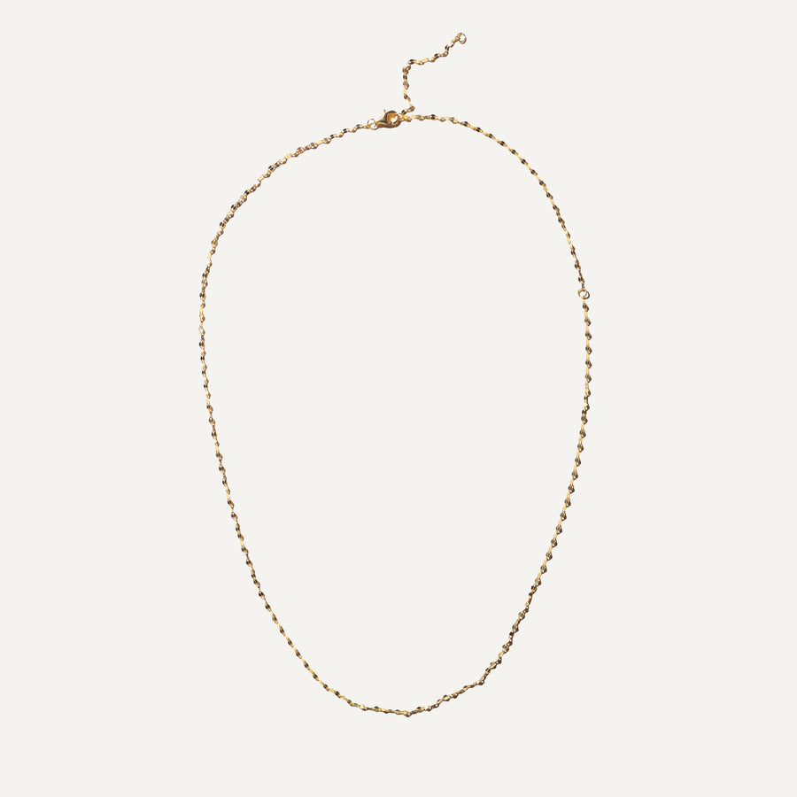 SINGAPORE 14K Gold Vermeil Chain