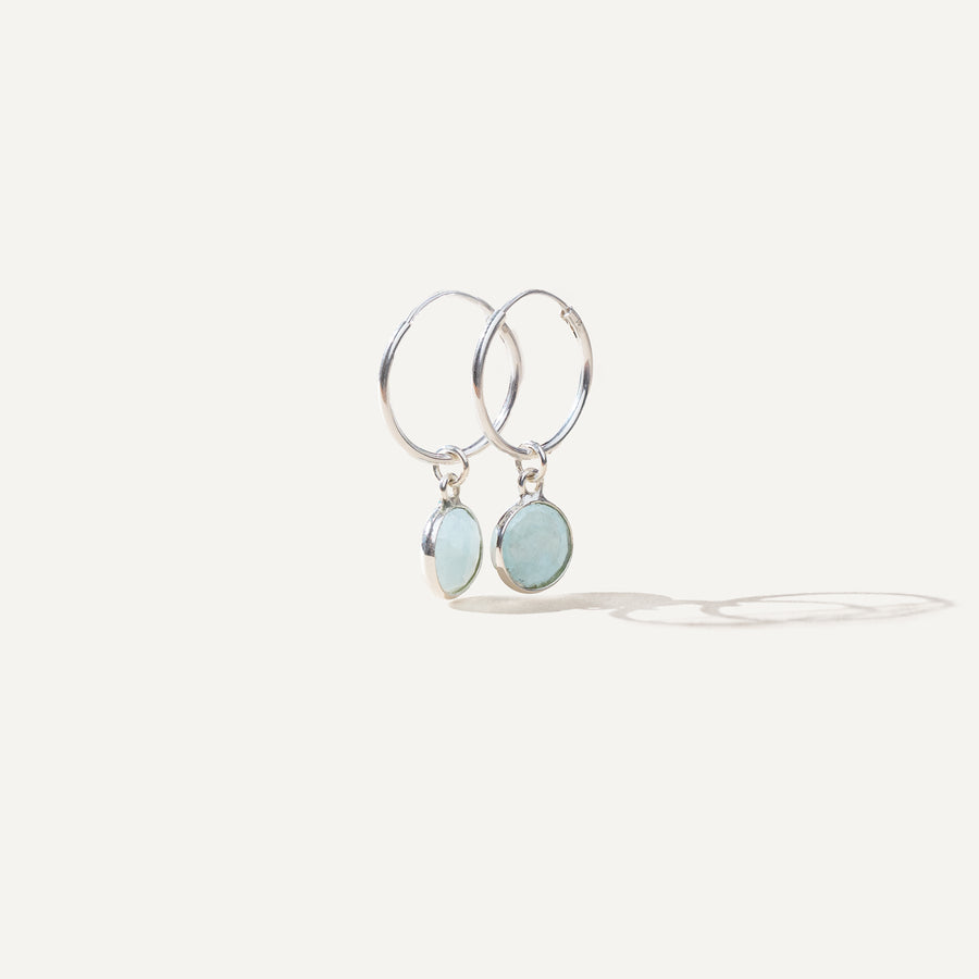 LEA Labradorite Stone - Genuine Silver Earrings