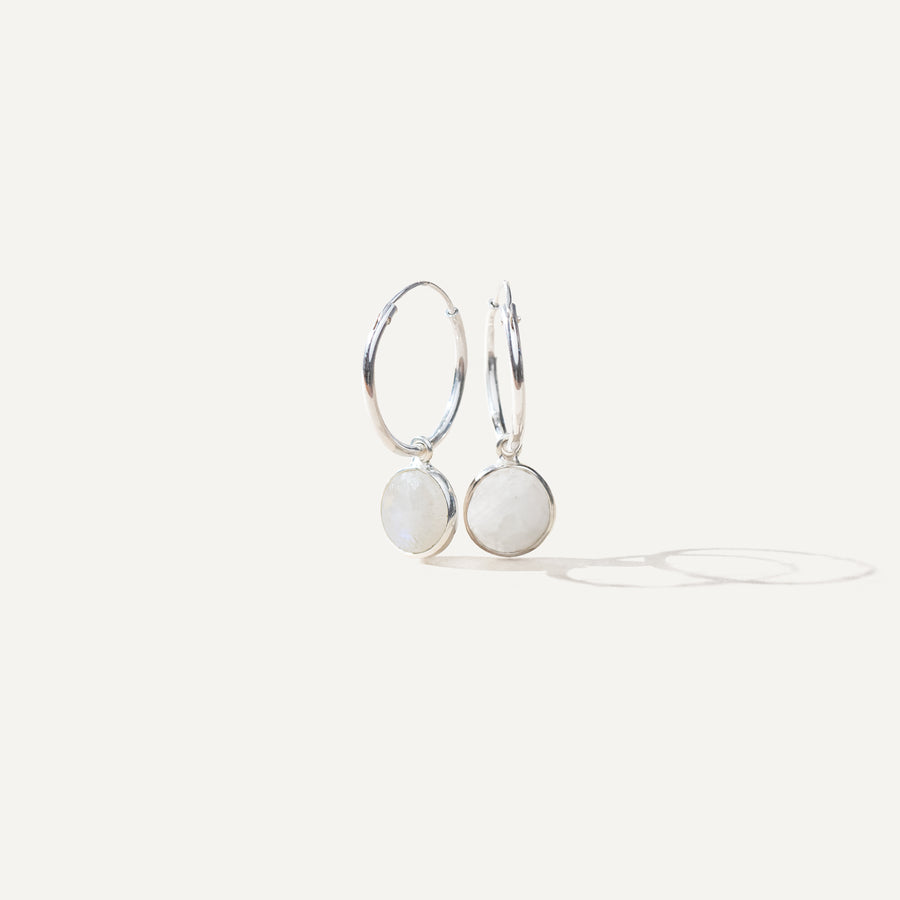 LEA Moonstone - Genuine Silver Earrings