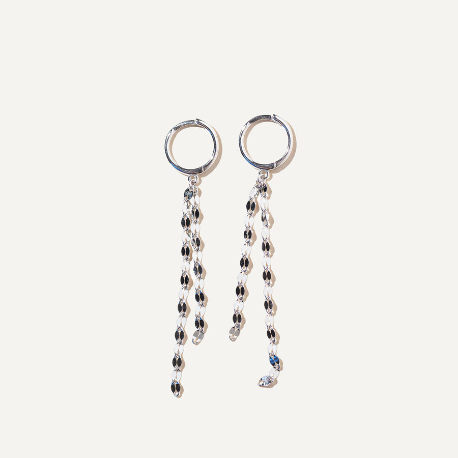 NINA genuine silver earrings