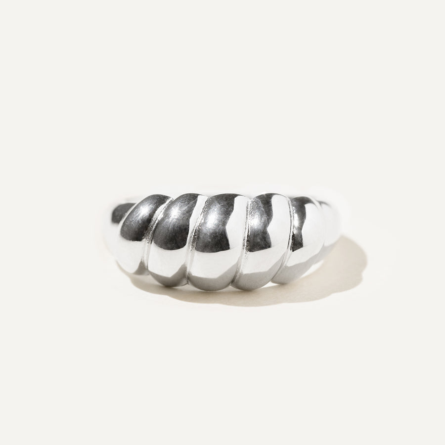 FIGARO croissant ring Silver Sterling