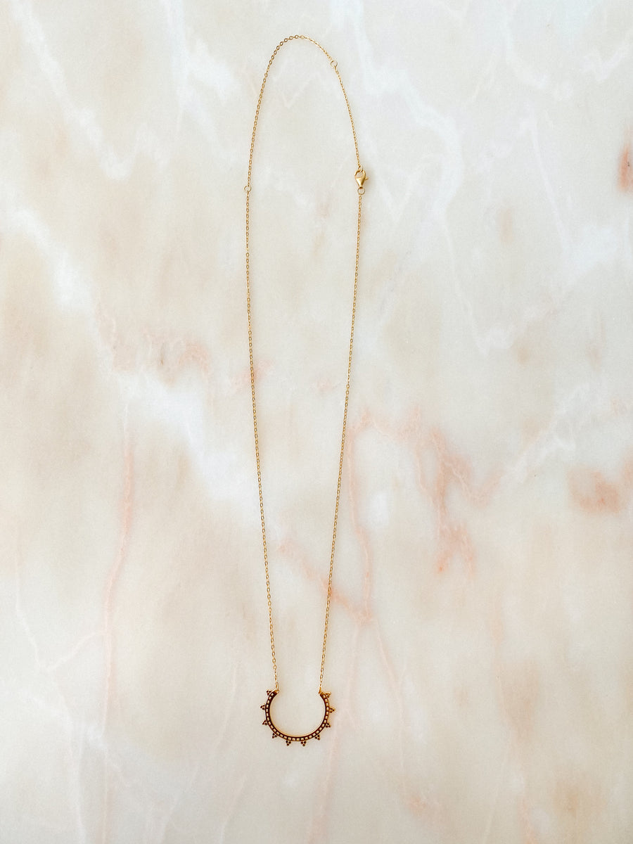AZTEQUE necklace 14k Gold Vermeil