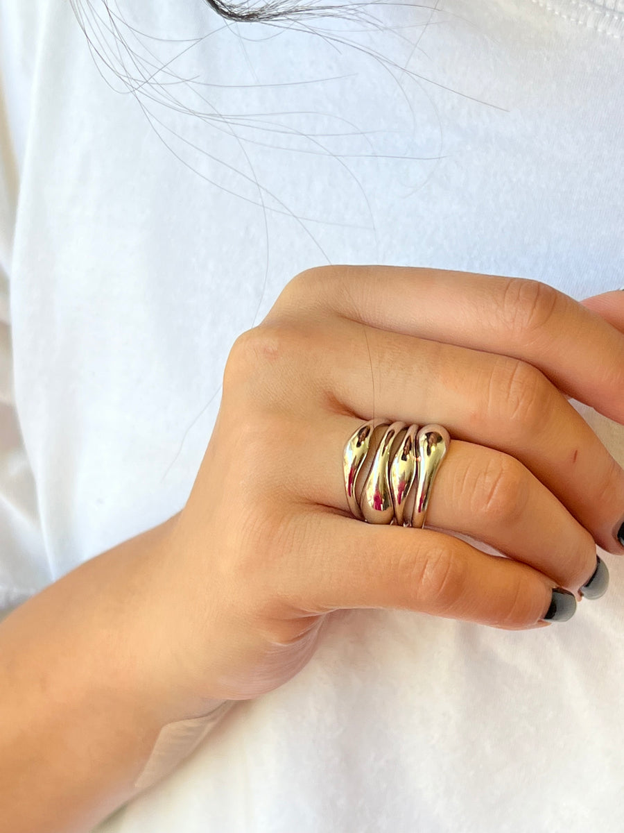 BELLADONA mix and match ring Silver Sterling