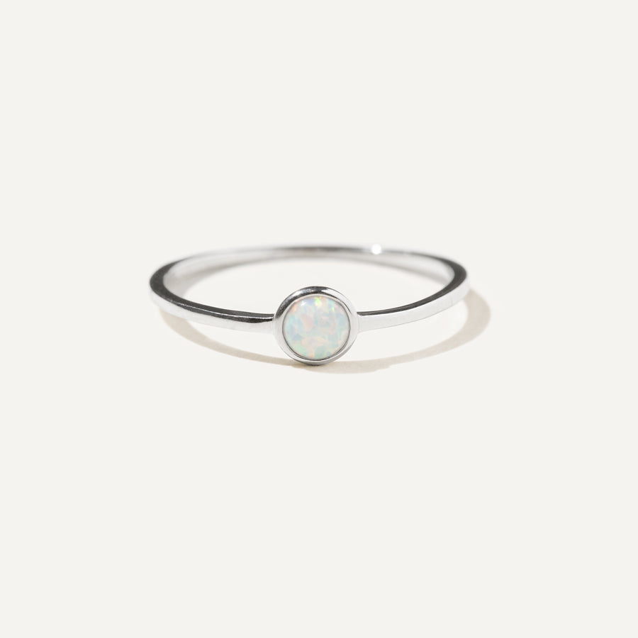 UPA opal stone ring on Sterling silver